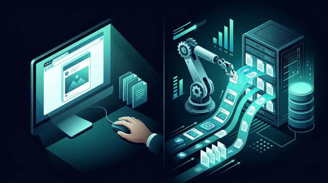 Automated social media capture versus manual web evidence collection
